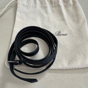 ✅Sold✅ Piana Blue Leather Belt